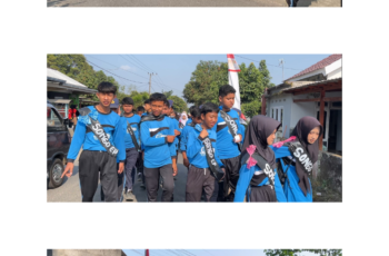 Kreatif dan Peduli Lingkungan, SMPN 1 Puncu Manfaatkan Barang Bekas untuk Jalan Santai