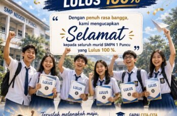 Selamat dan Sukses atas Kelulusan Siswa Kelas IX SMPN 1 Puncu Tahun Pelajaran 2025/2026