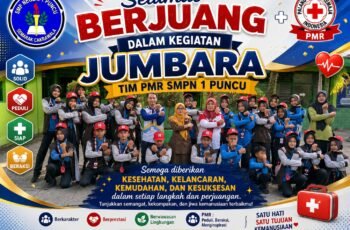 Bersama dalam Kemanusiaan: PMR Madya SMPN 1 Puncu Ikuti Jumbara 2026