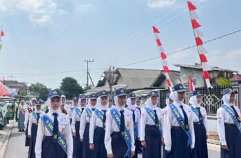 SMPN 1 Puncu Ikuti Lomba Baris-Berbaris Tingkat Kecamatan Tahun 2026