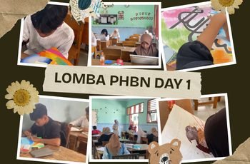 Semarak PHBN di SMPN 1 Puncu: Day 1 Lomba Kaligrafi dan Poster