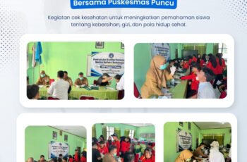 Cek Kesehatan Kelas 8 & 9 Bersama Puskesamas